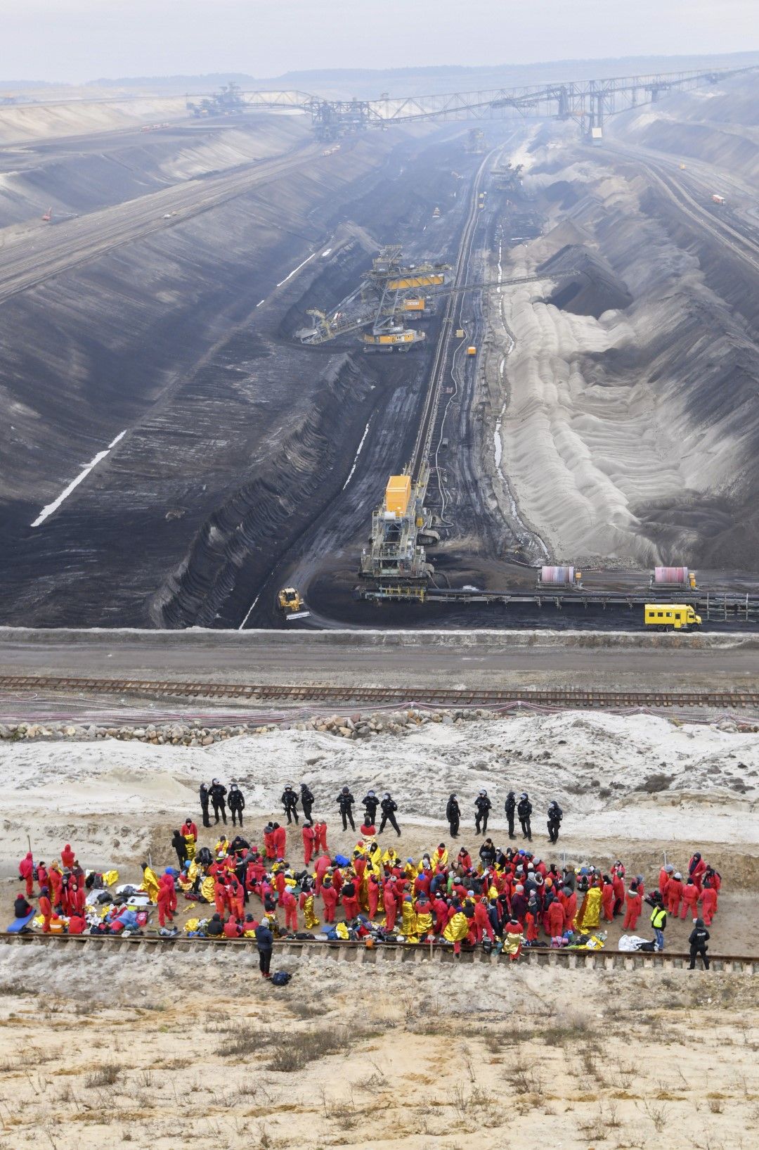 Протест край открита мина за лигнитни въглища в Германия на 30 ноември