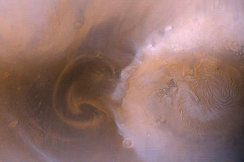 Снимка на Марс от мисията на САЩ