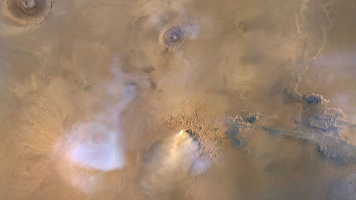 Прашна буря на Марс