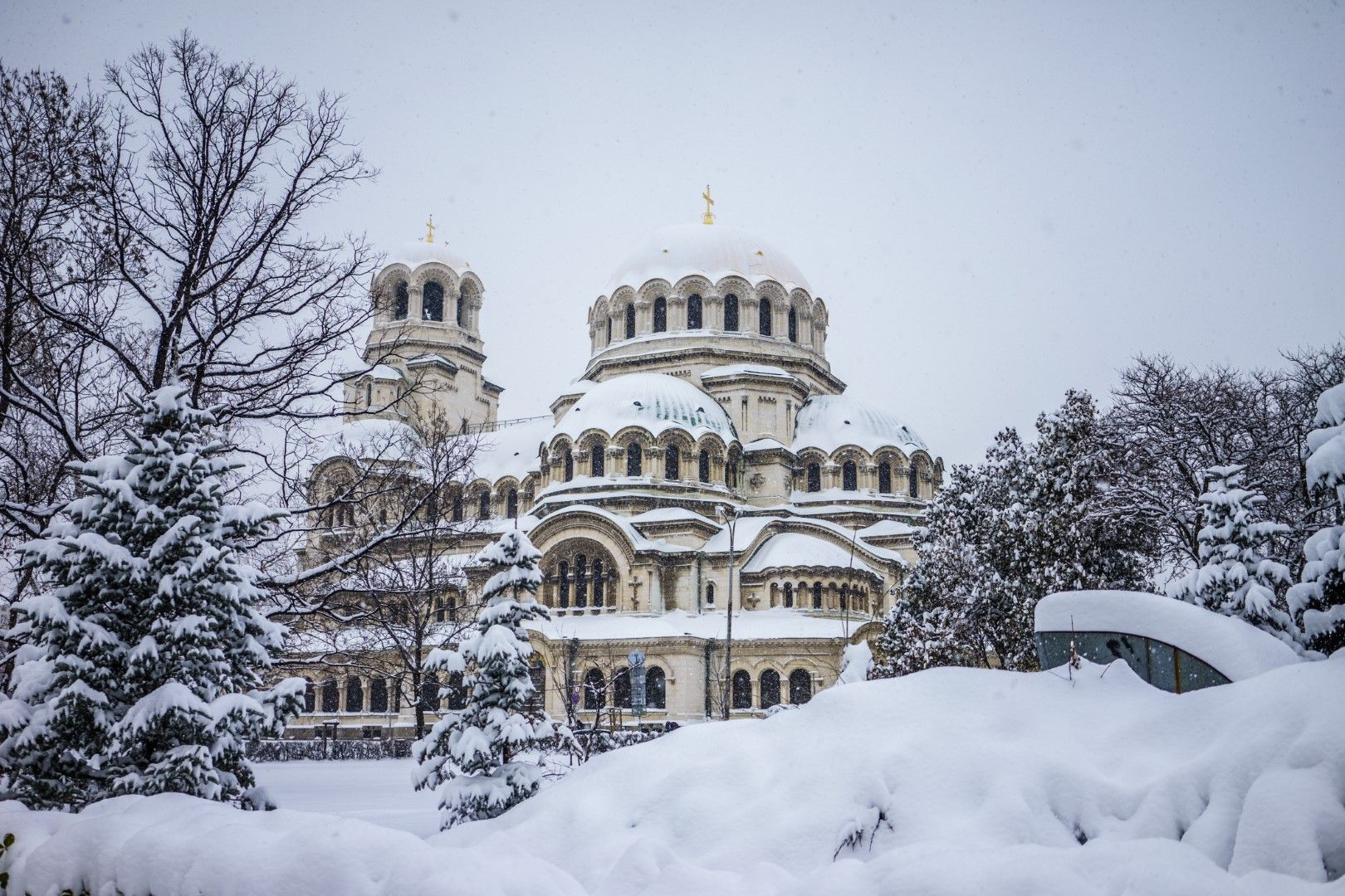 С голяма вероятност в София утре ще има снежна покривка с различна дебелина в различните райони на столицата