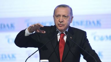 Президентът на Турция Реджеп Тайип Ердоган обвини днес американския си