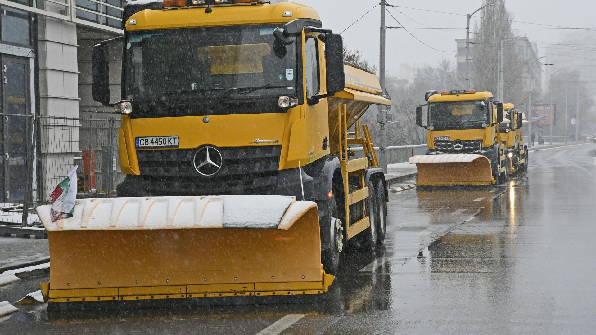В София са започнали първи обработки със смеси срещу заледяване