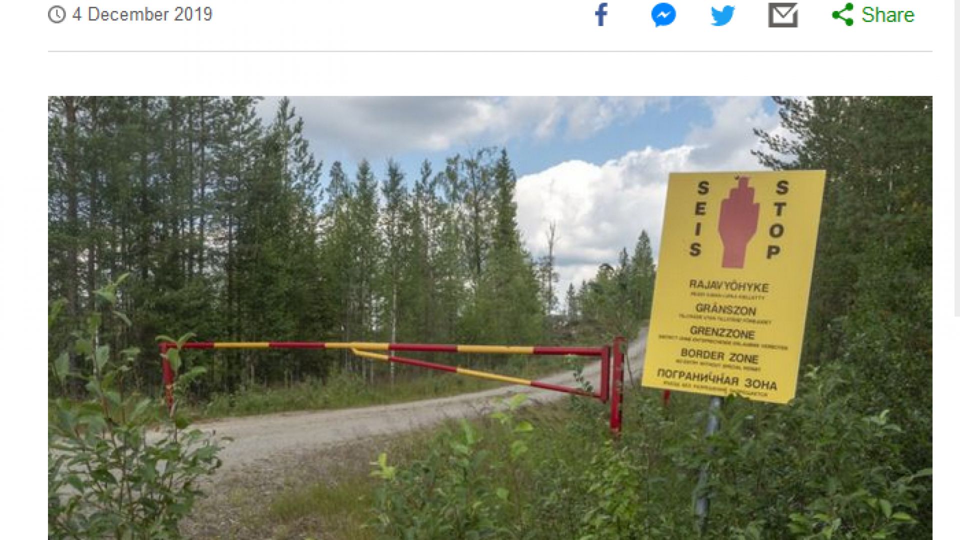 Мъж бе арестуван в Русия защото издигнал фалшиви гранични постове