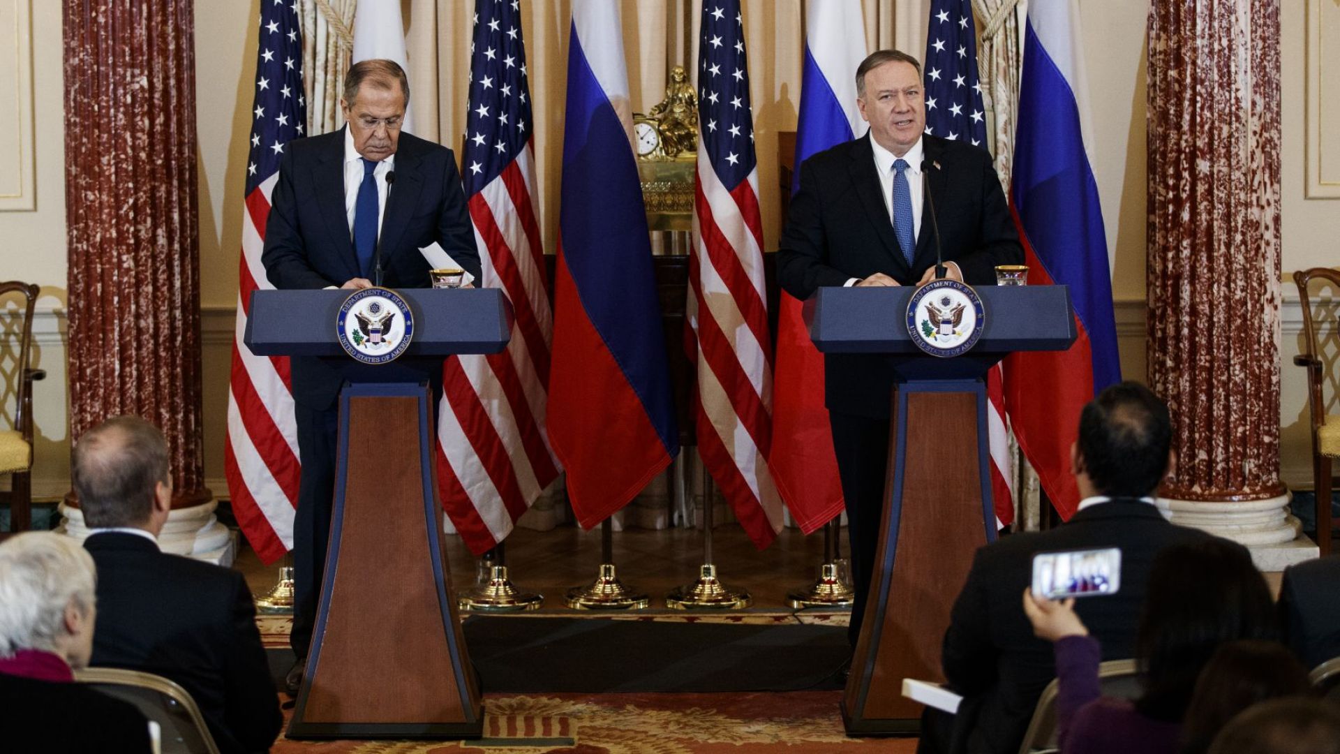 Американският президент Доналд Тръмп се срещна с руския министър на