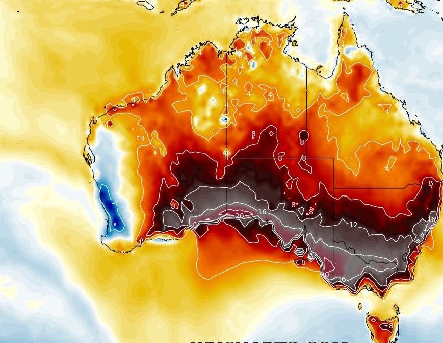 Най-хладната година за десетилетие в Австралия все пак е по-топла от обичайното