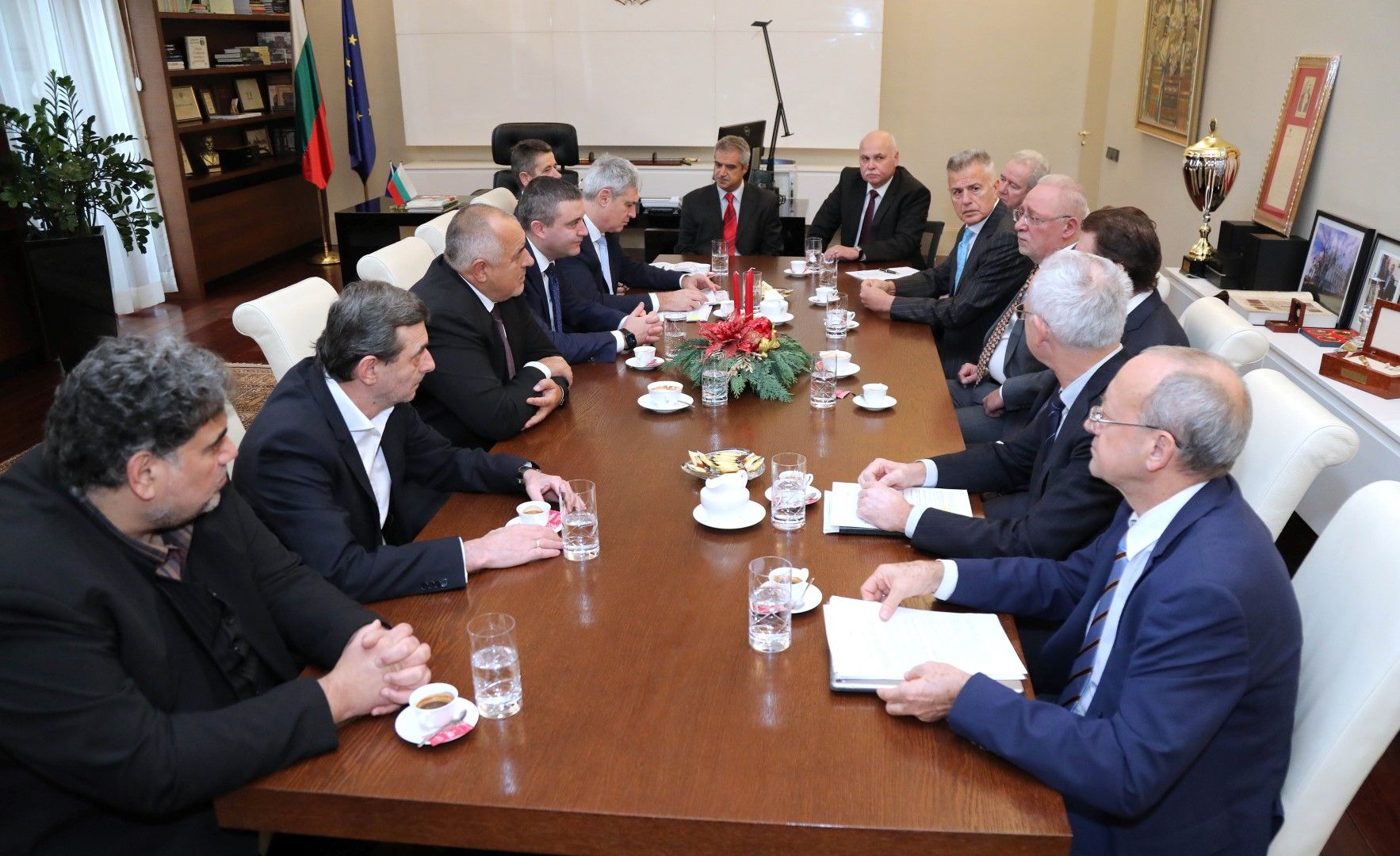 Среща на премиера Борисов с представители на работодателски организации, декември 2019 г. 