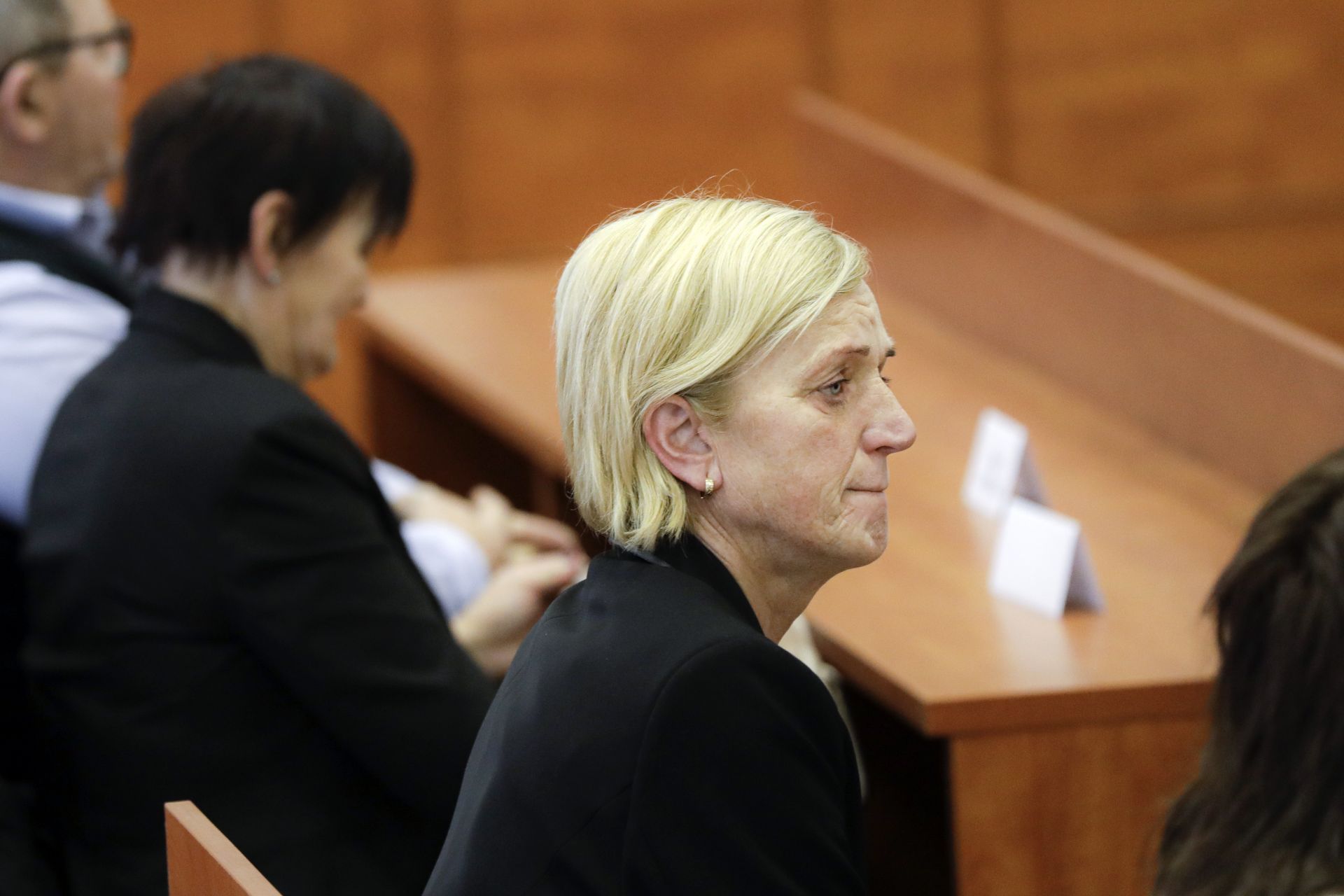 Майката на убитата годеница на Ян Куциак в съдебната зала