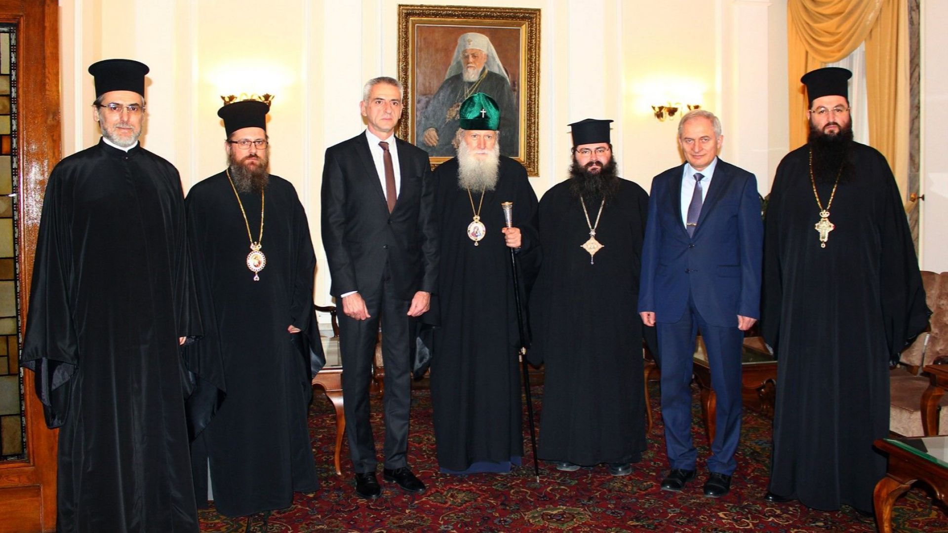 Българският патриарх Неофит прие на официална среща в Софийската митрополия