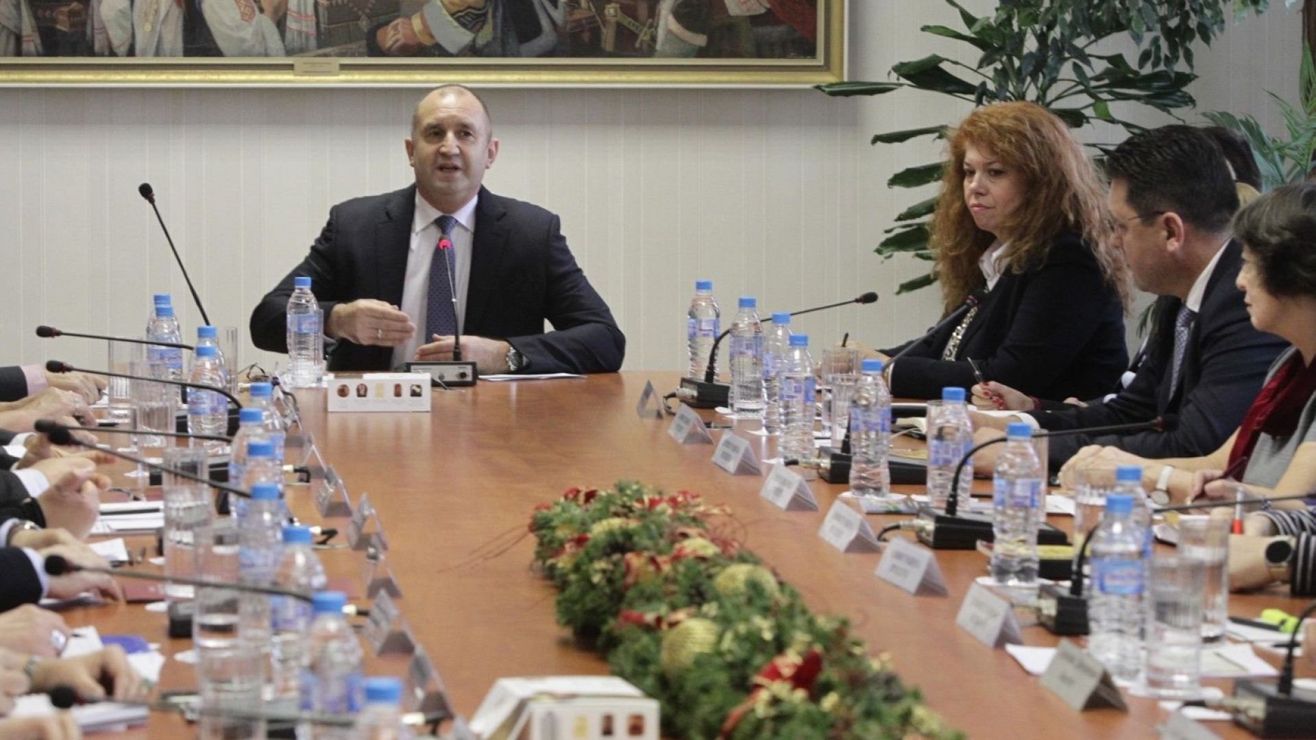 Аз не водя война с никого подчерта президентът Интересуват ме