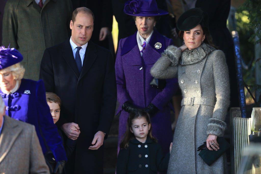 принц Уилям и Кейт с едцата си на официално събитие през 2019 г.