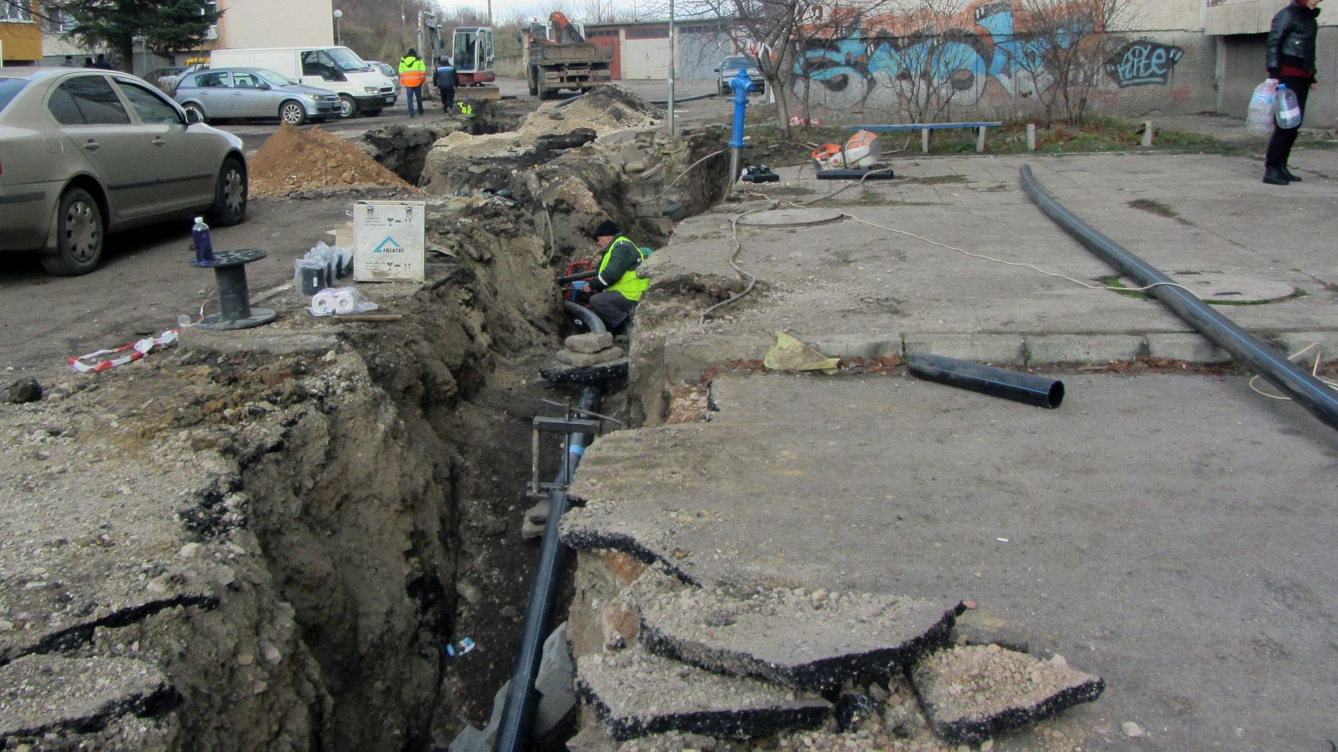 От днес започват реалните дейности по изграждане на нов утаител