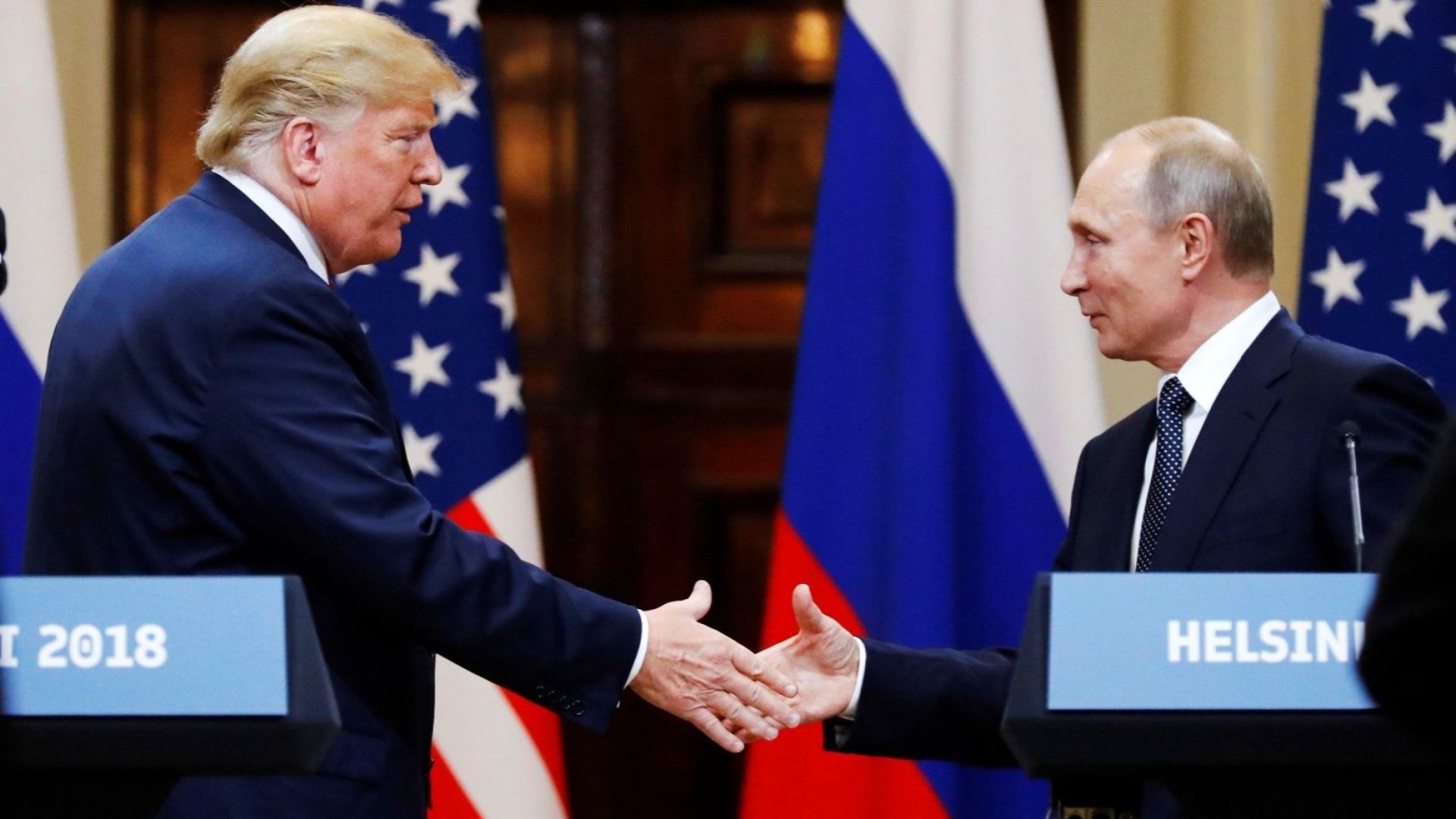 Американският президент Доналд Тръмп и руският му колега Владимир Путин