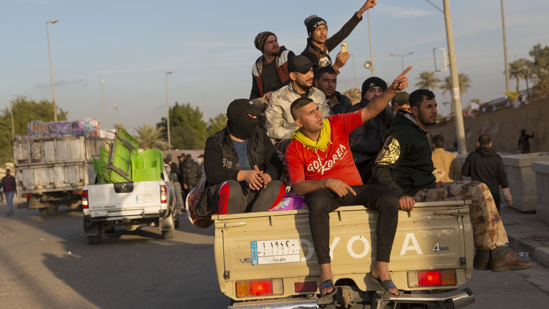 Всички проирански демонстранти които бяха организирали протестен палатков лагер пред