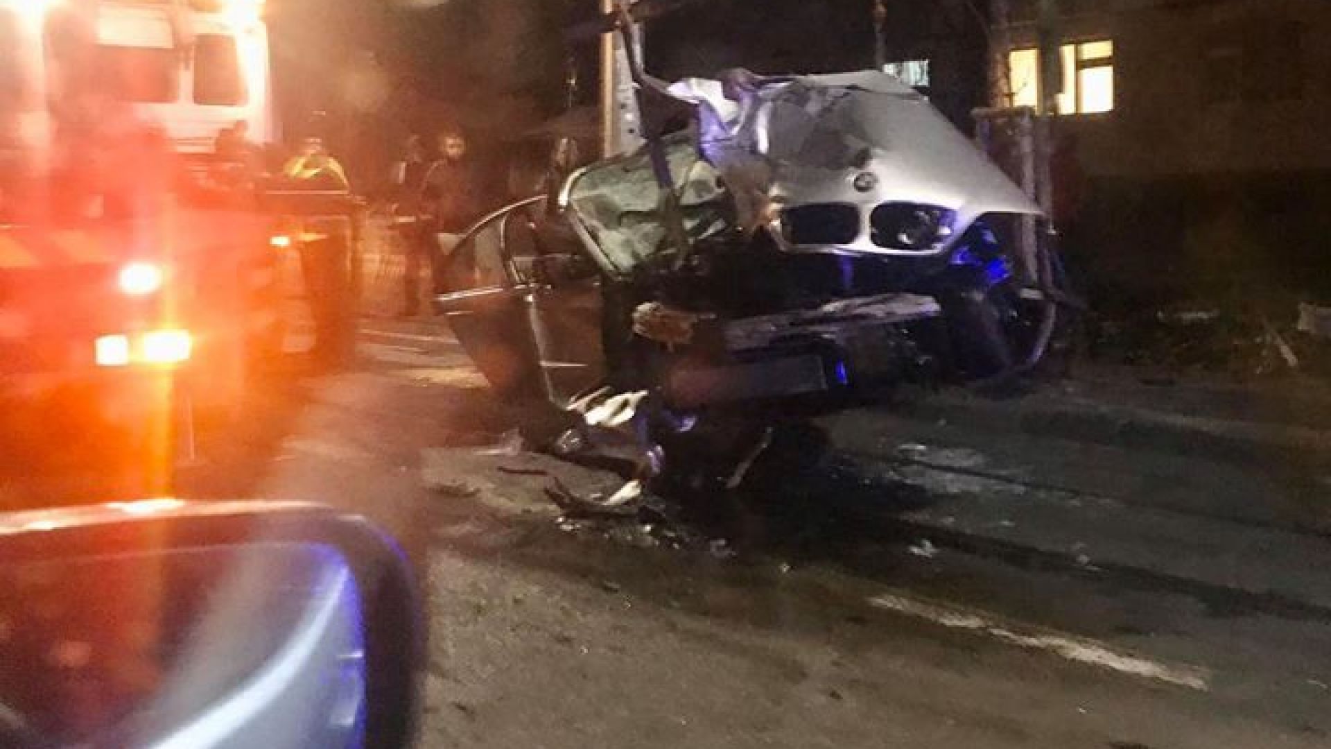 За тежка катастрофа през изминалата нощ в София свидетелства публикация