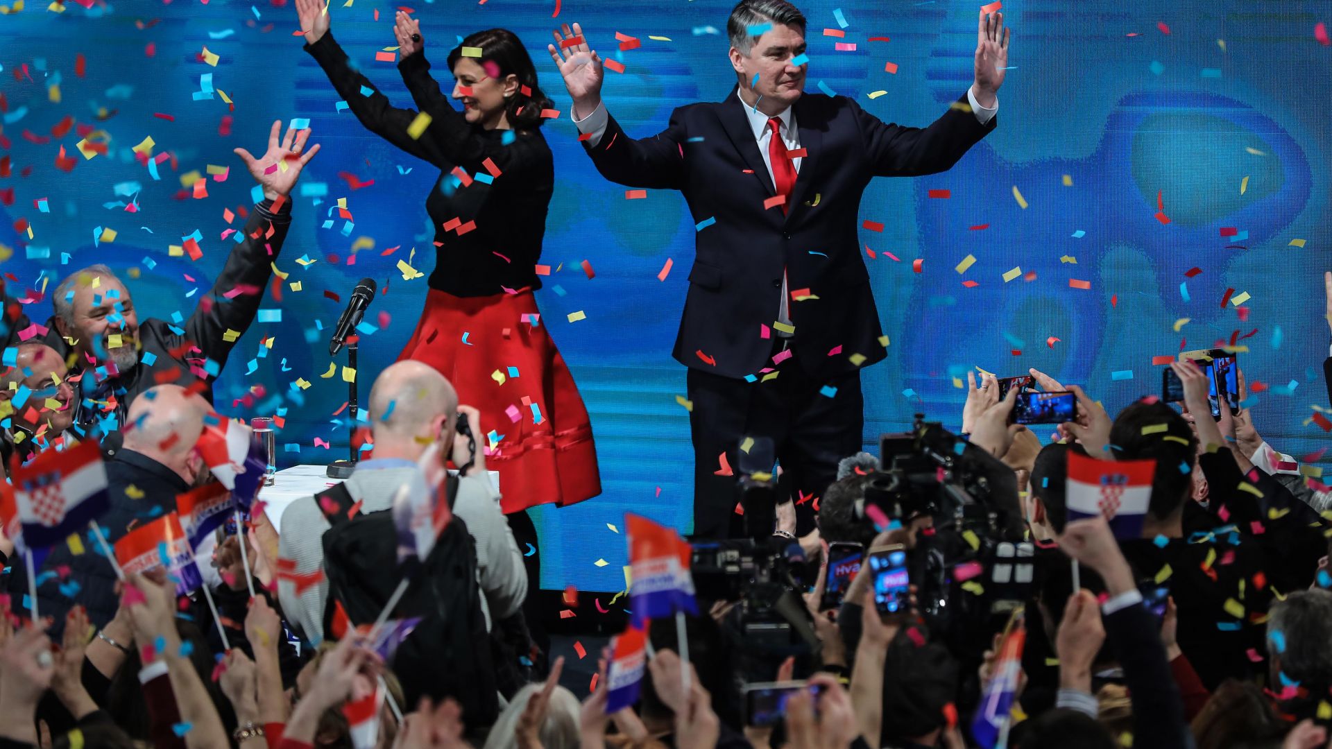 Кандидатът на опозиционната Социалдемократическа партия и бивш премиер на Хърватия