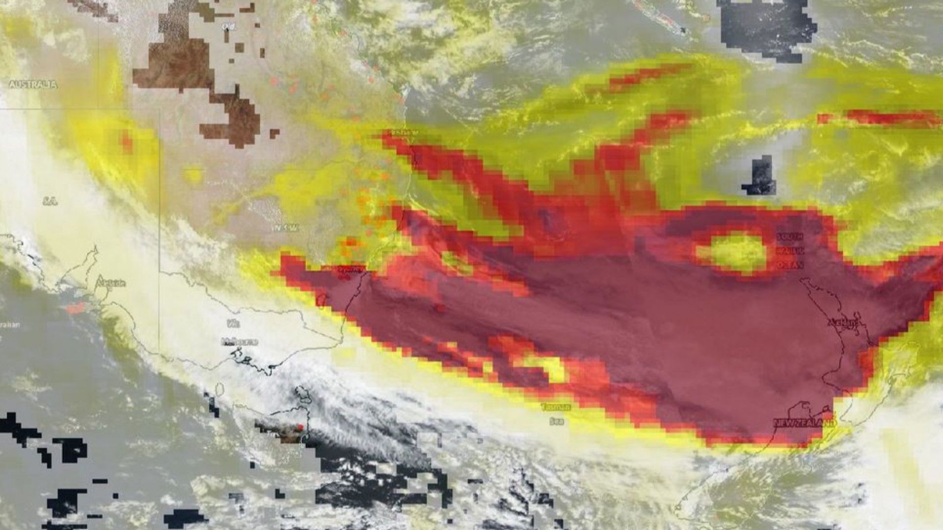 НАСА очаква димът от австралийските пожари да обиколи поне веднъж Земята