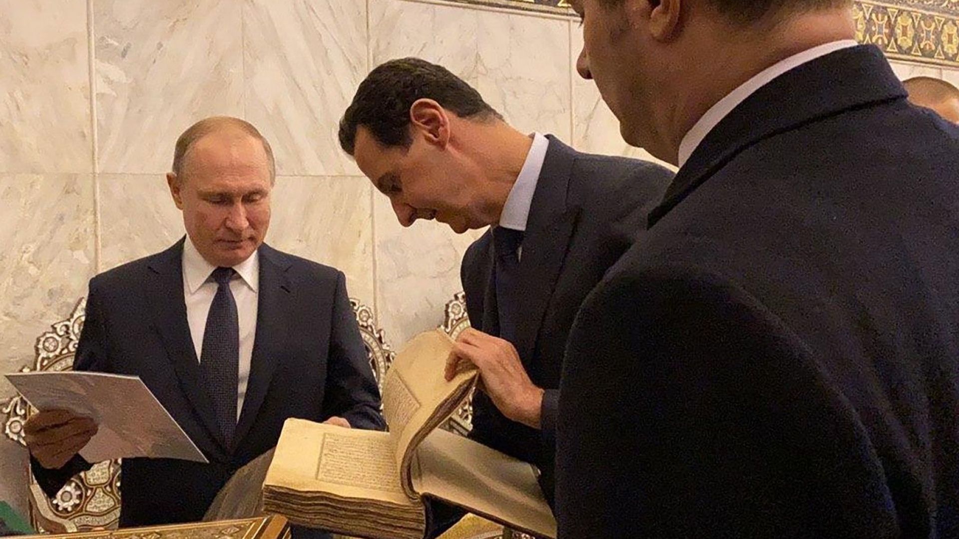 Руският президент Владимир Путин който днес пристигна на посещение в