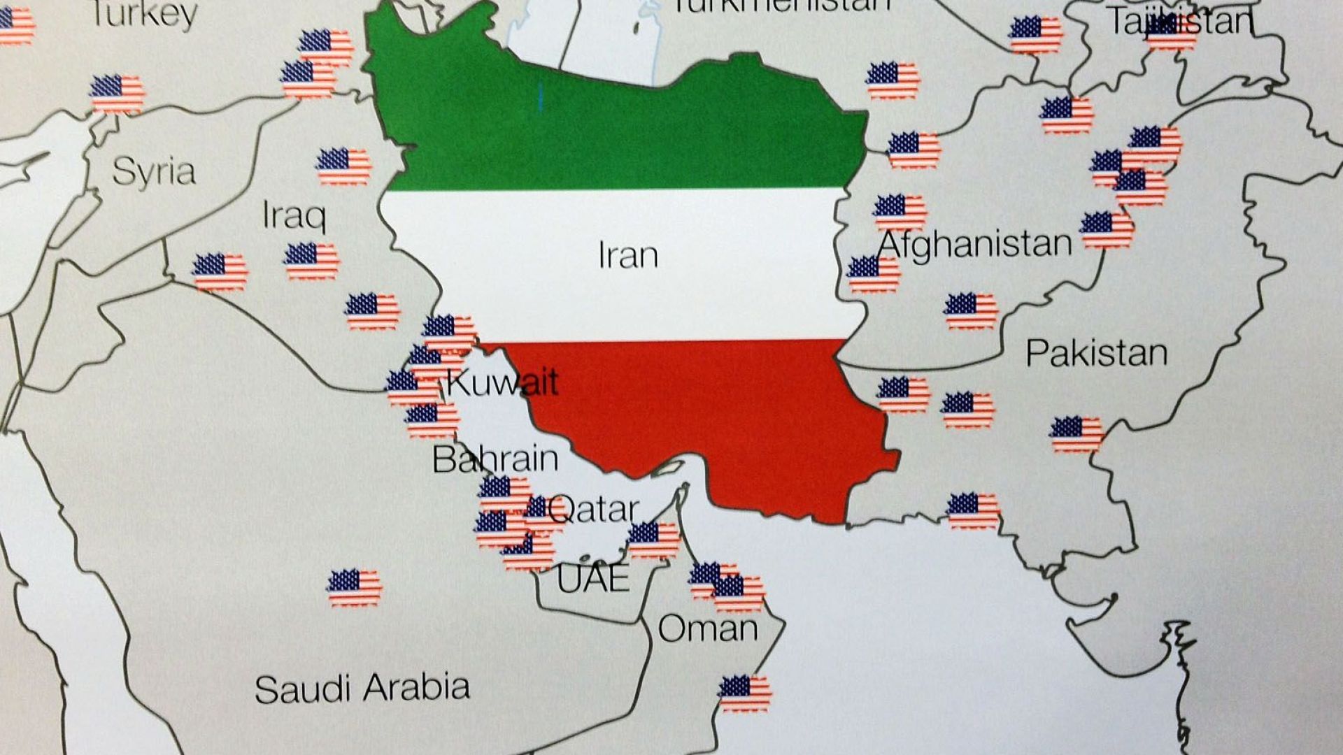 Американските бази в Близкия Изток