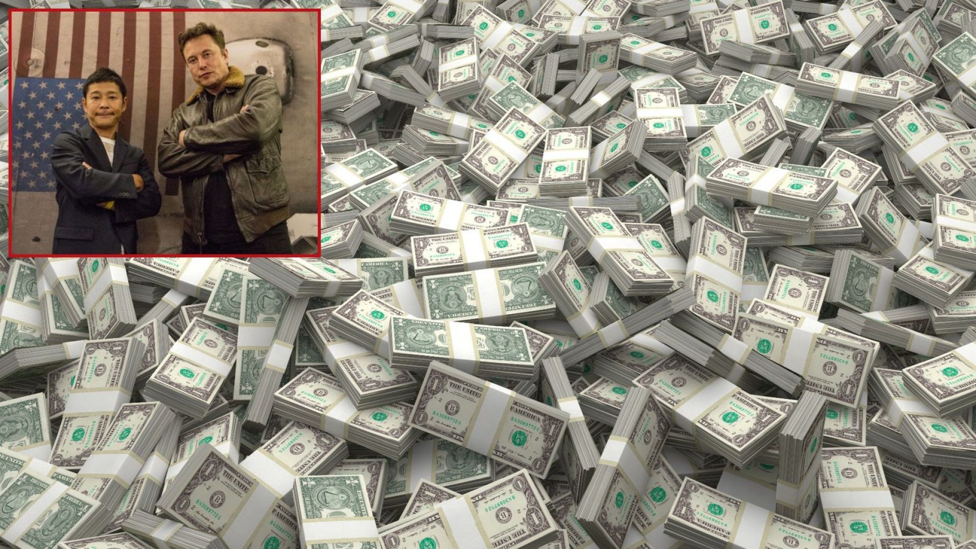 Японският милиардер Юсаку Маедзава раздава на последователите си в Туитър