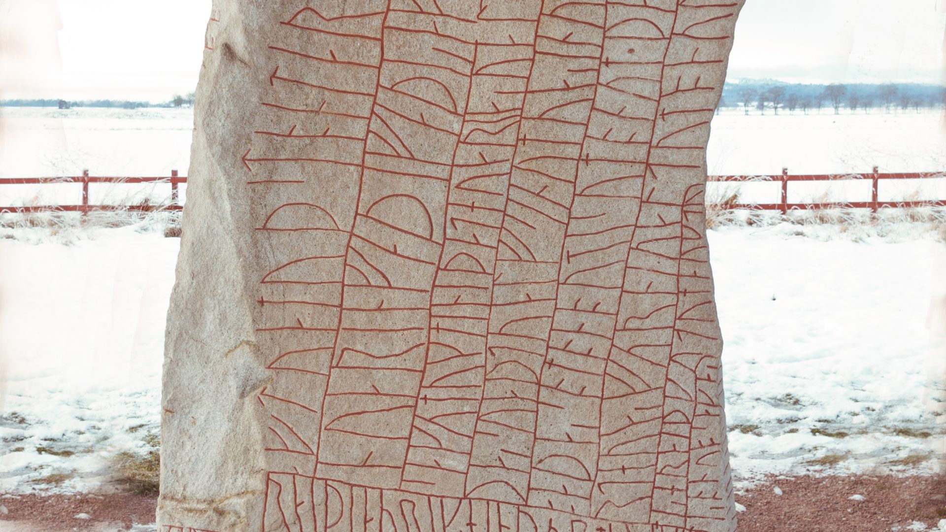 Камъкът от Рьок върху който древните викинги са гравирали най дългия