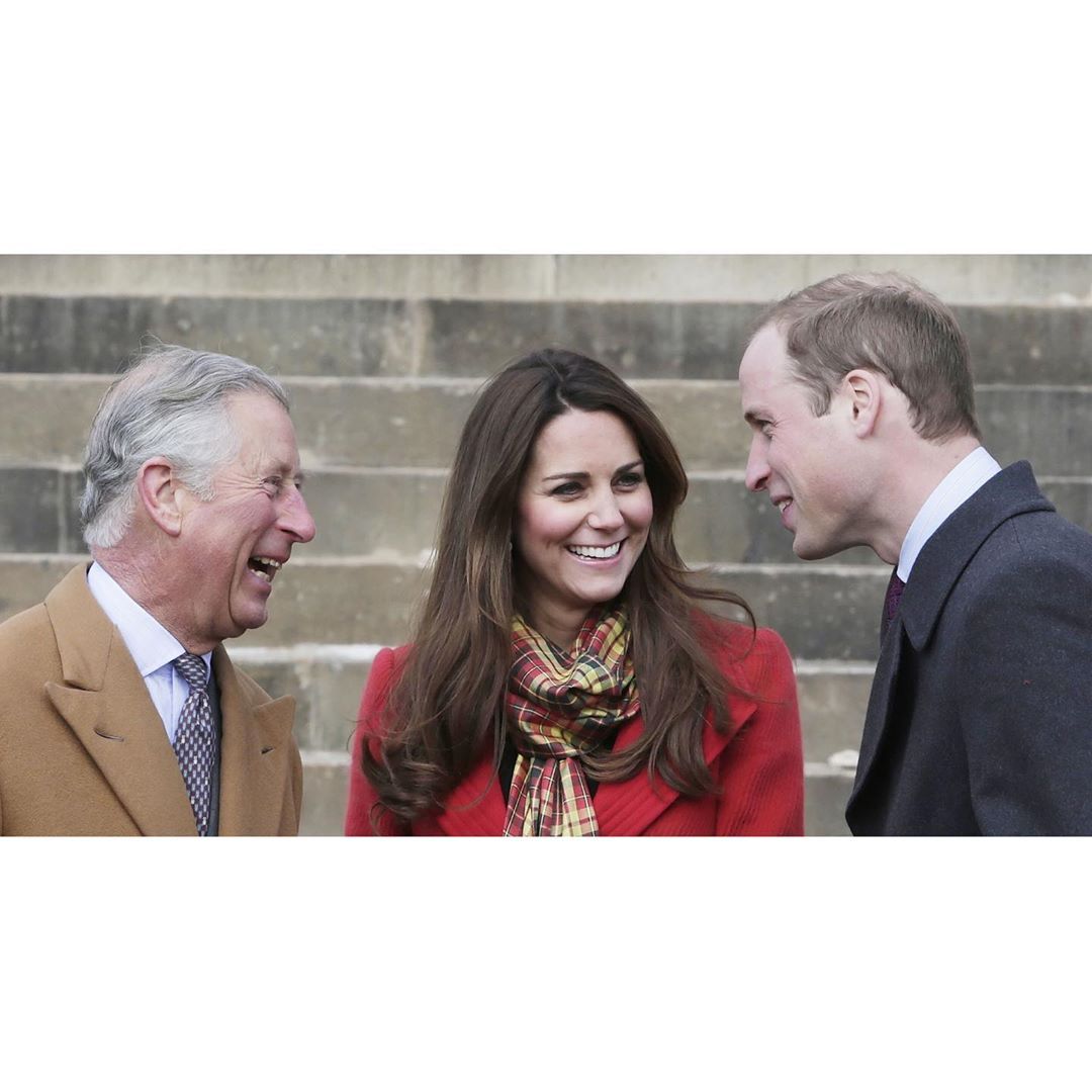 принц Чарлз, Кейт Мидълтън и принц Уилям
