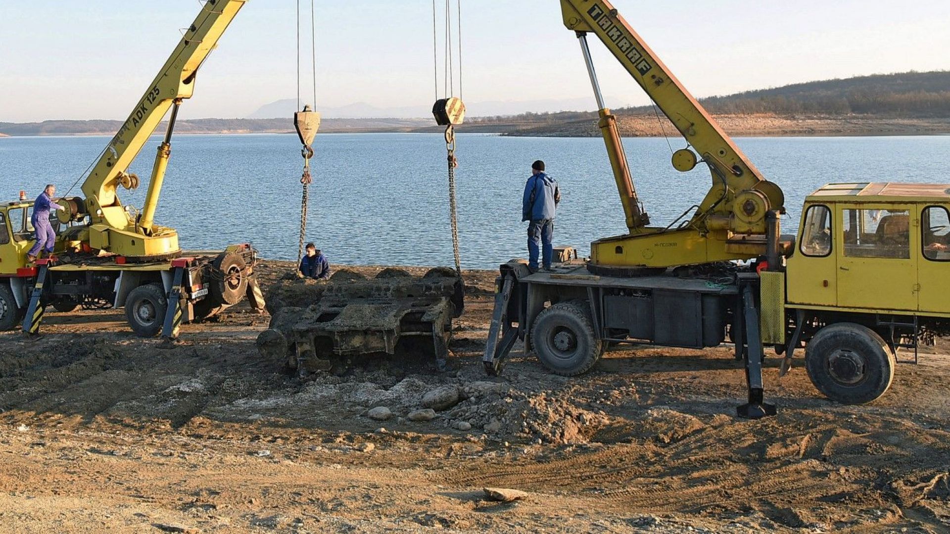 Нивото на язовир Огоста край Монтана е изключително ниско