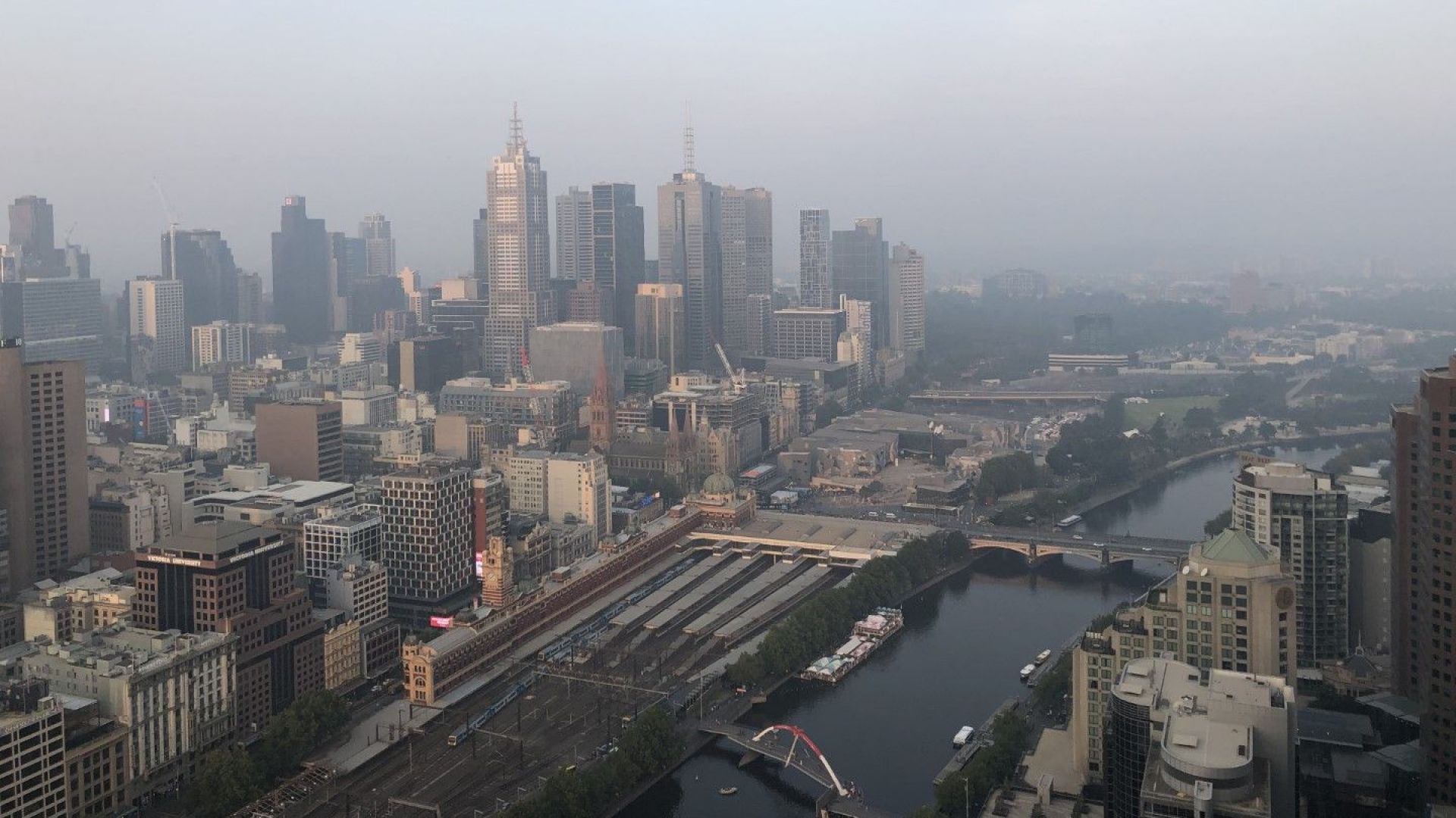 Въздухът във втория по големина австралийски град Мелбърн както и