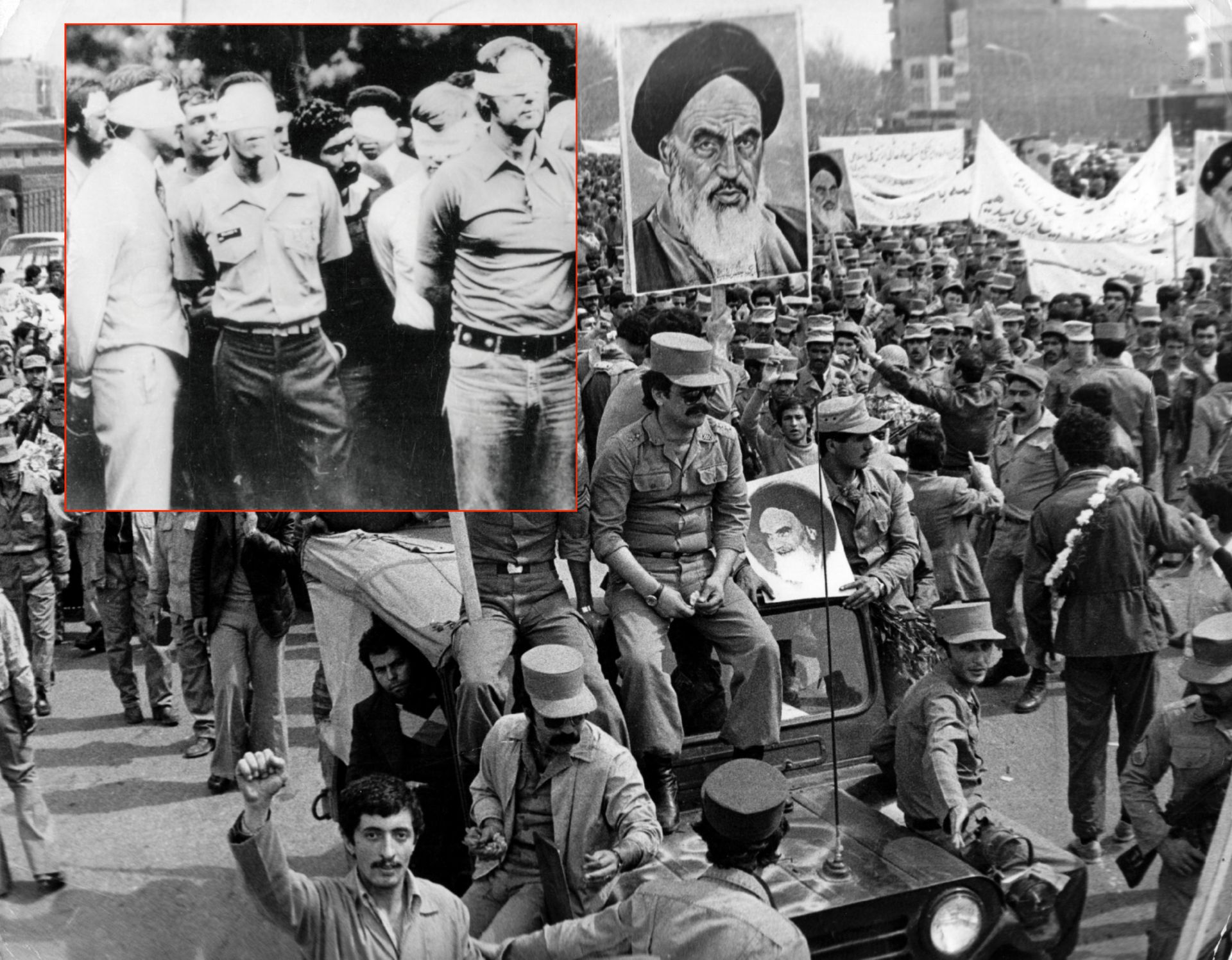 Поддръжници на аятолох Хомейни атакуват американското посолство в края на 1979 г. и вземат за заложници над 50 души