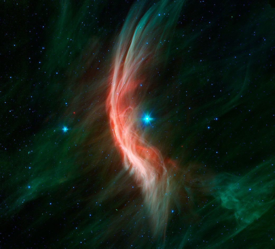 Гигантска ударна вълна се е насочила към звездата Zeta Ophiuchi
