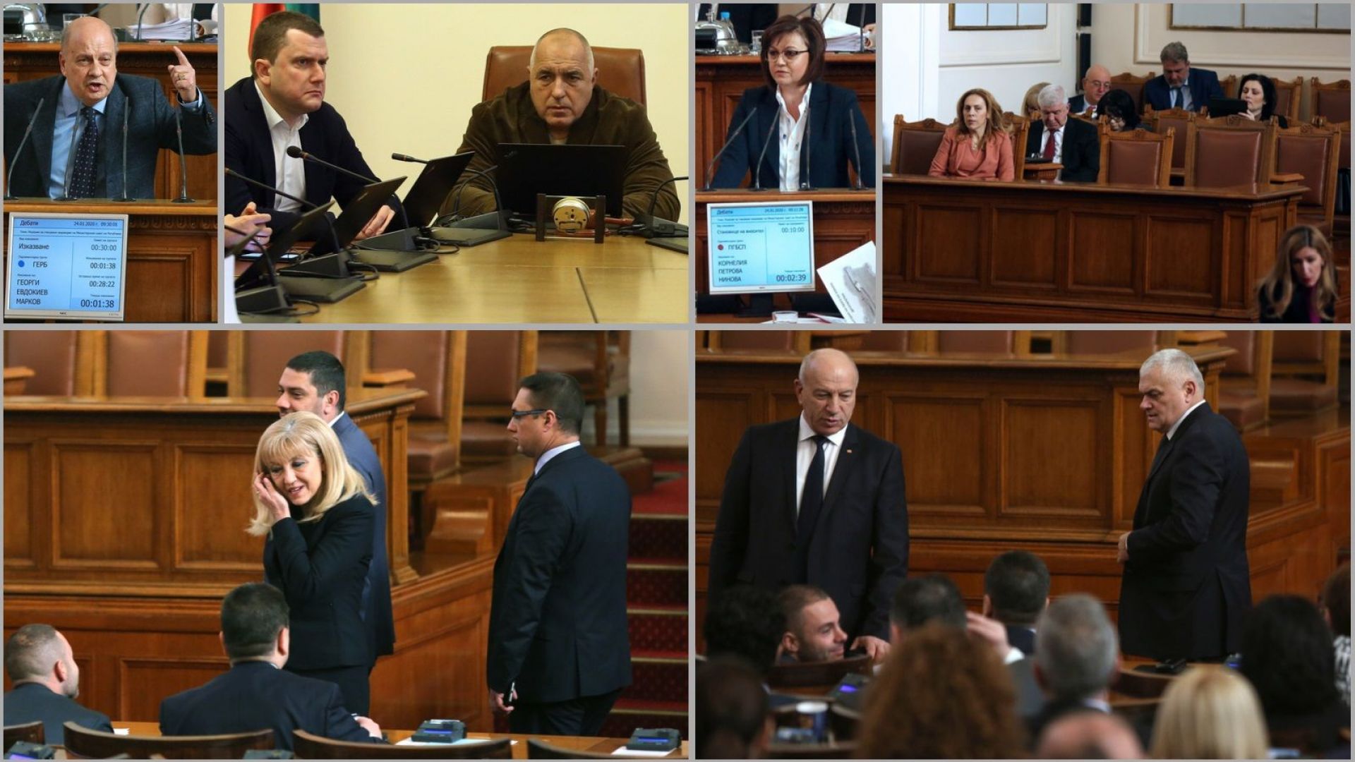 Парламентът обсъжда днес внесения от БСП вот на недоверие към