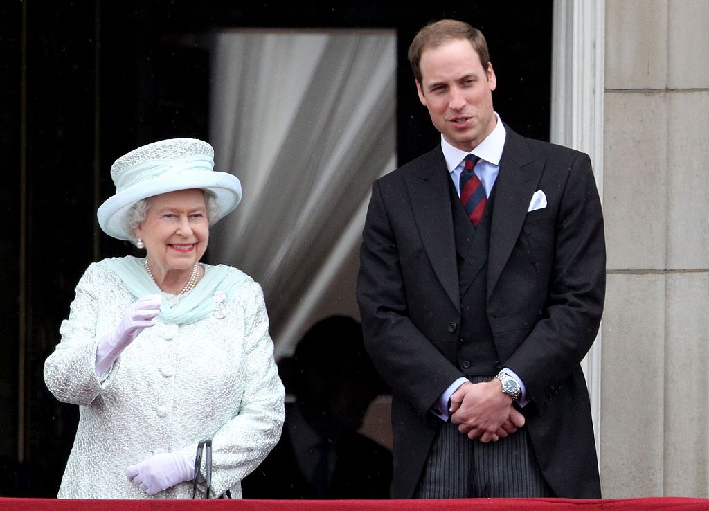 Кралица Елизабет II и принц Уилям