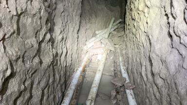 Разкриха най-дългия контрабанден тунел между САЩ и Мексико (снимки+видео)