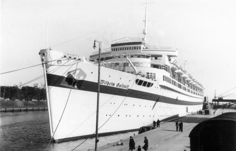 "Вилхелм Густлоф" като болничен кораб в Данциг, 23 септември 1939 г.