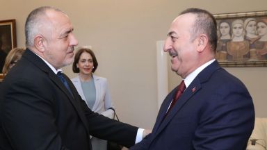 Борисов посрещна Чавушоглу и подчерта, че Турция е важен съюзник и партньор