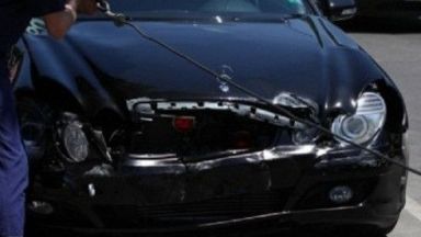 Катастрофа с автомобил на НСО в София