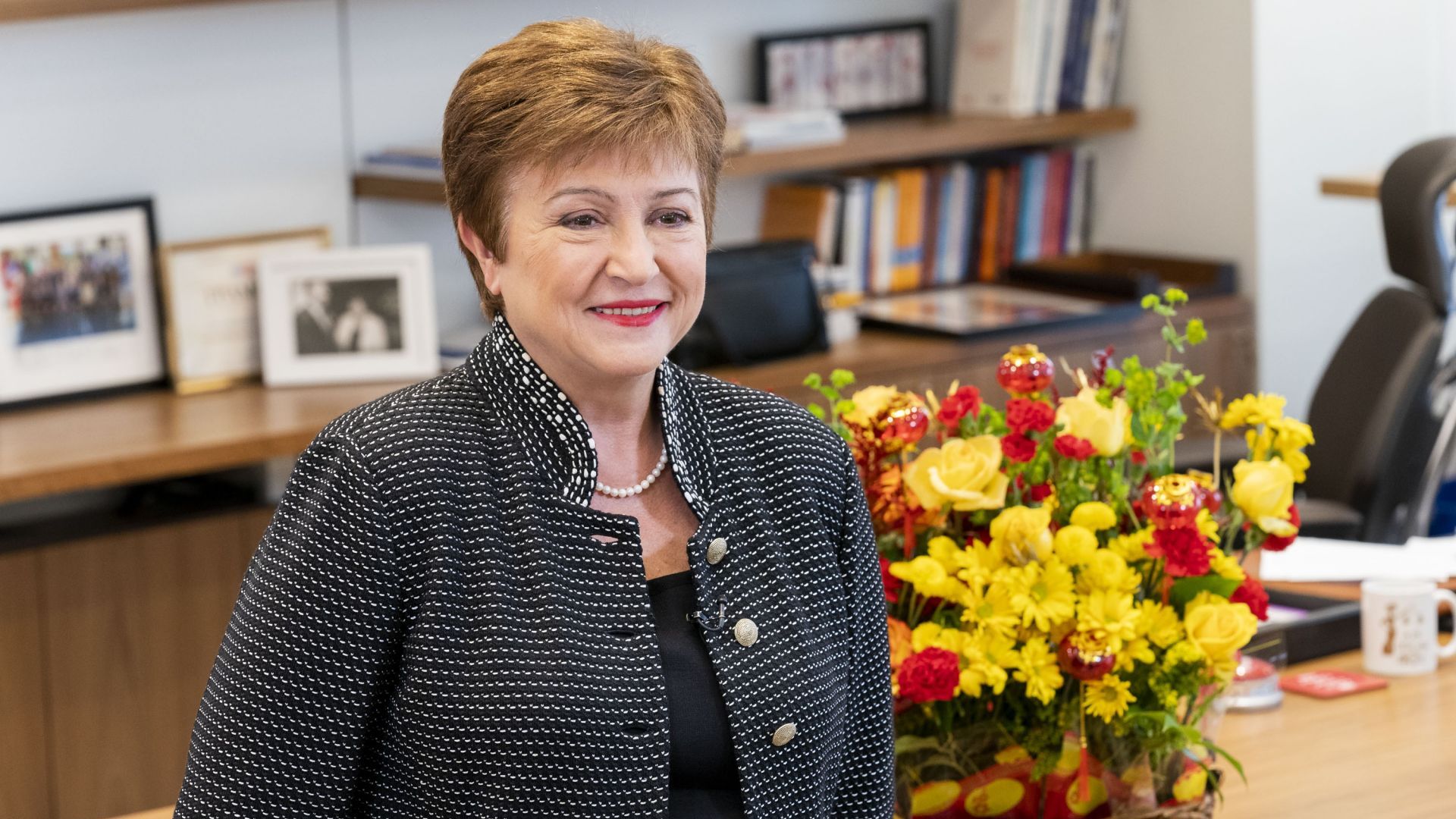 Управляващият директор на Международния валутен фонд МВФ Кристалина Георгиева изрази