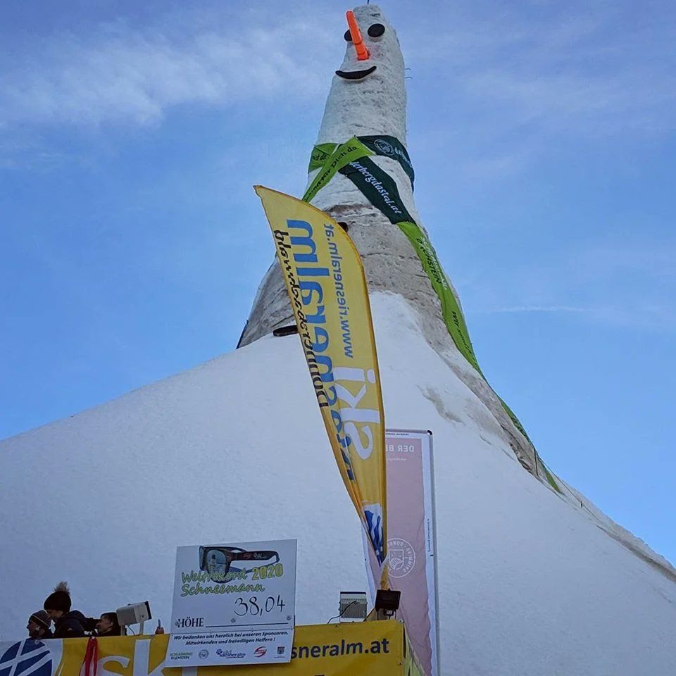 Снежният човек Ризи беше признат за най-голям в света