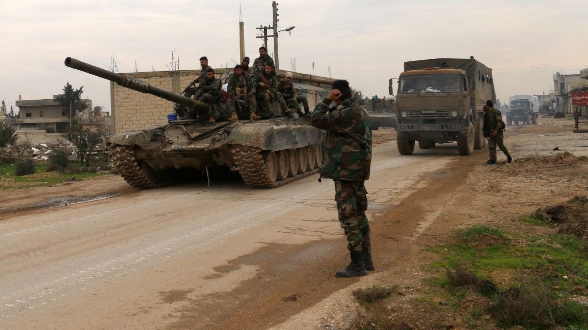 Сирийските правителствени сили са влезли днес в Саракиб - ключов