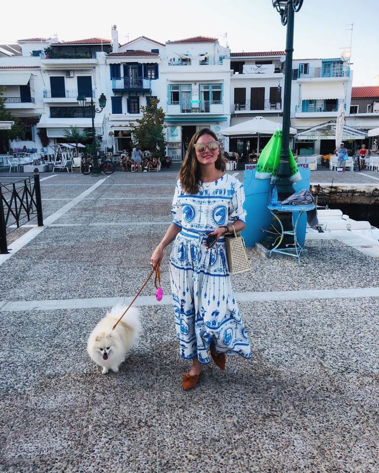 Оливия Палермо и нейното куче