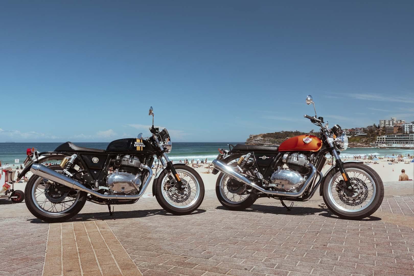 Royal Enfield с родстер, кафе рейсър  и приключенец