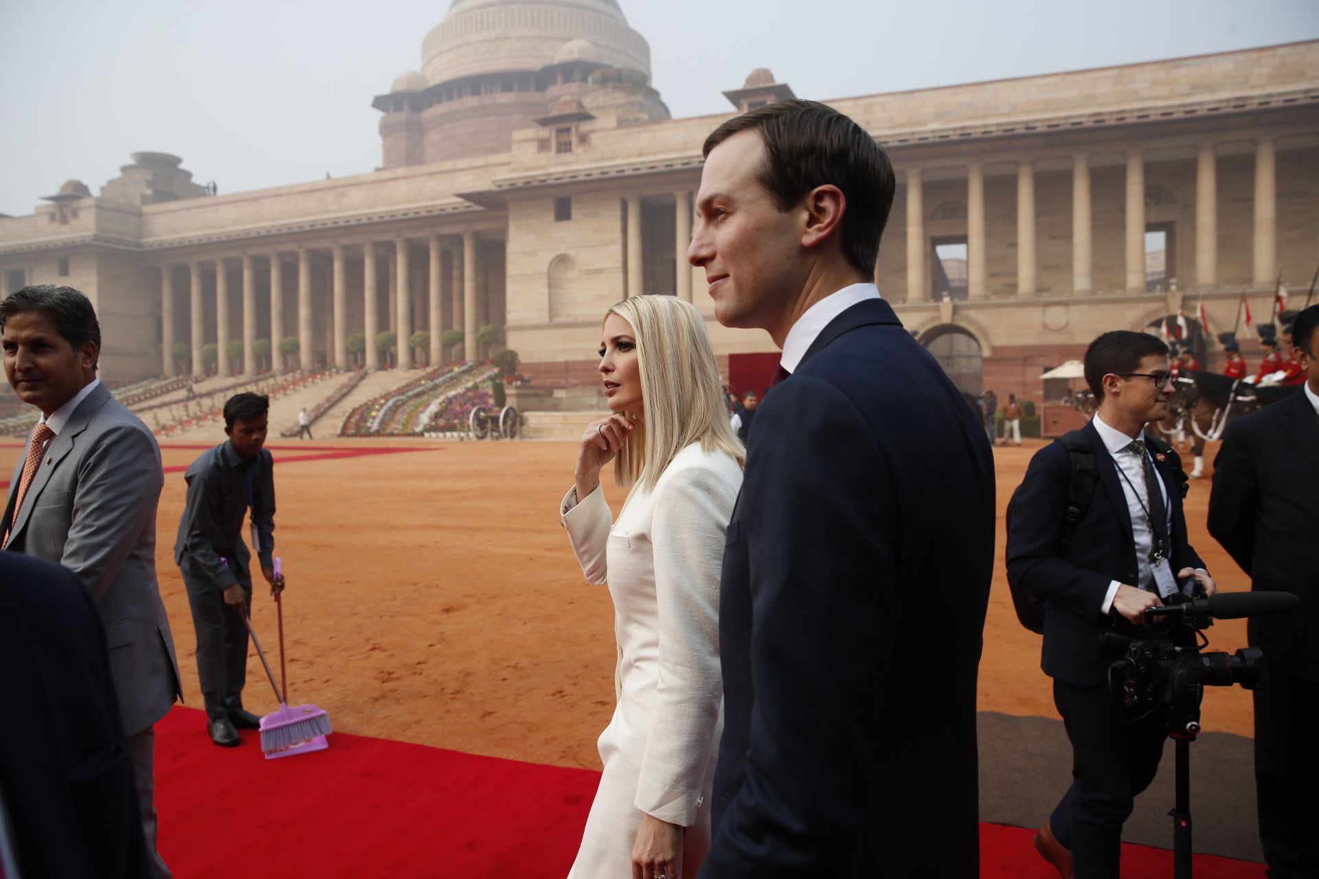 Дъщерята на Доналд Тръмп - Иванка, и съпругът й също са в Индия