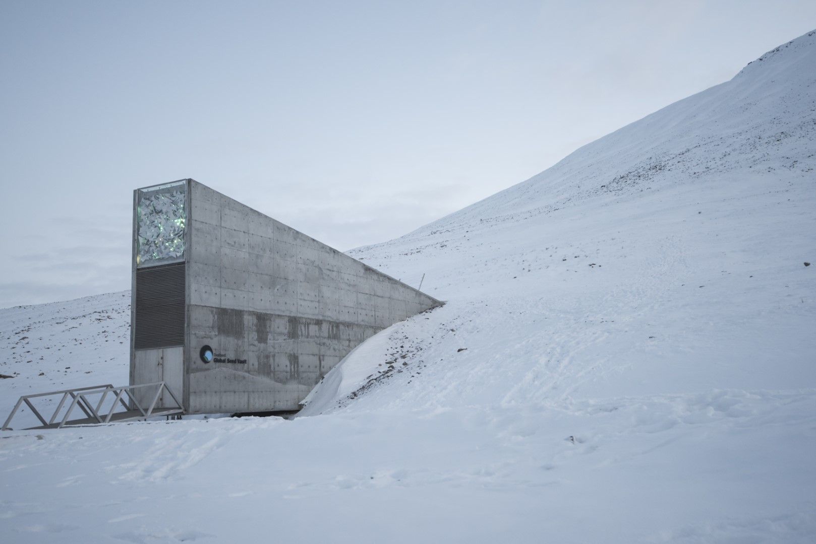 Входът на бункера в Норвегия