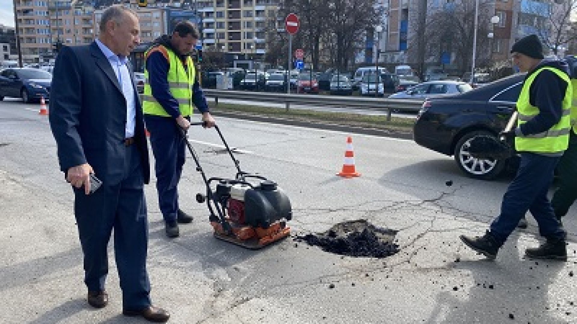 Текущи ремонтни дейности започнаха по основни булеварди в Столична община