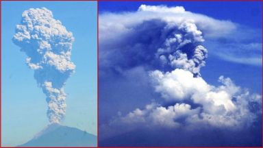 Вулканът Мерапи изригна с 6-километров залп