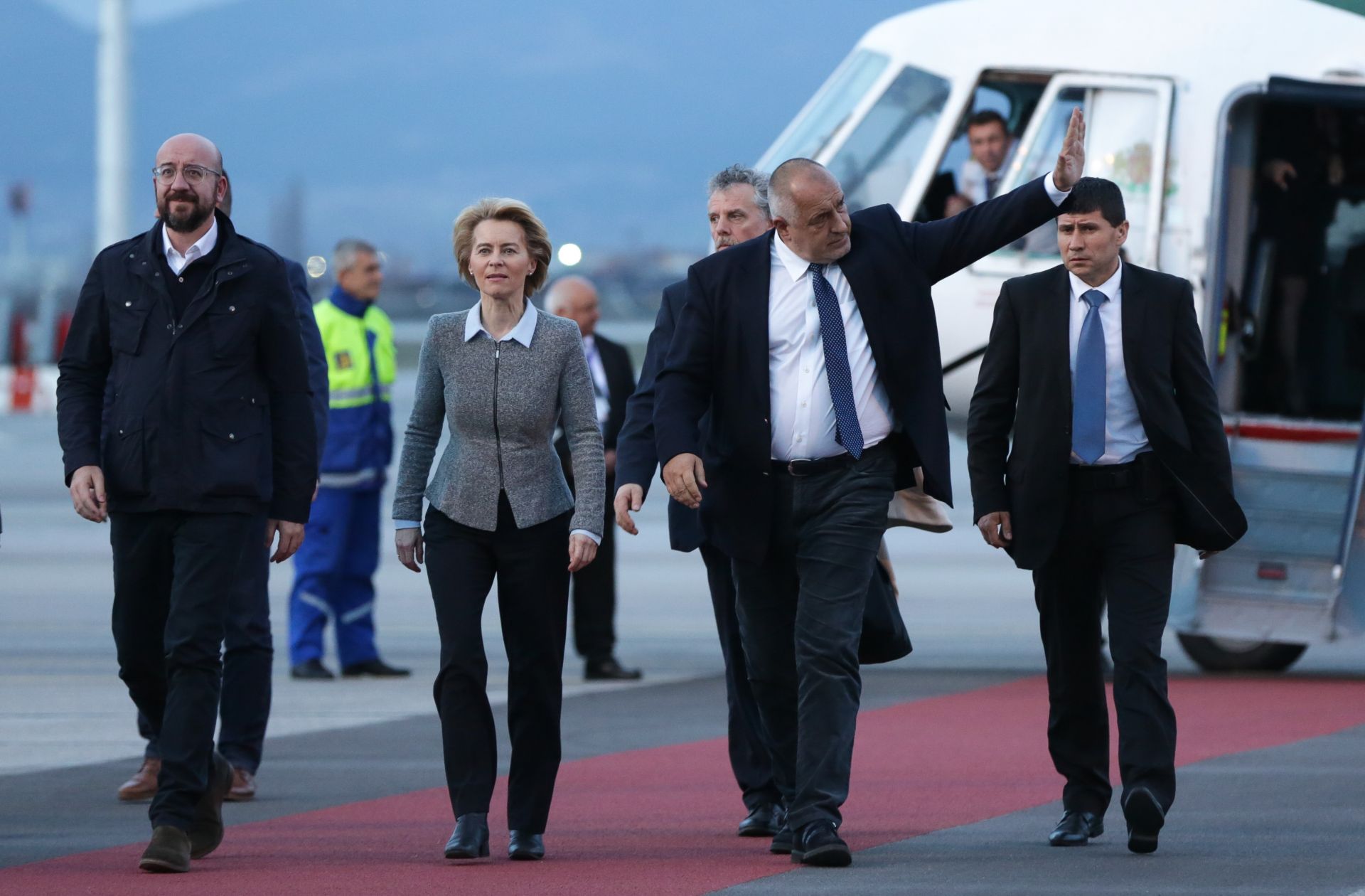 Председателят на Европейския съвет Шарл Мишел и председателя на ЕК Урсула фон дер Лайен гостуват на премиера Борисов в София