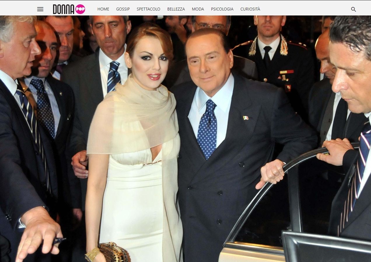 Силвио Берлускони и Франческа Паскале