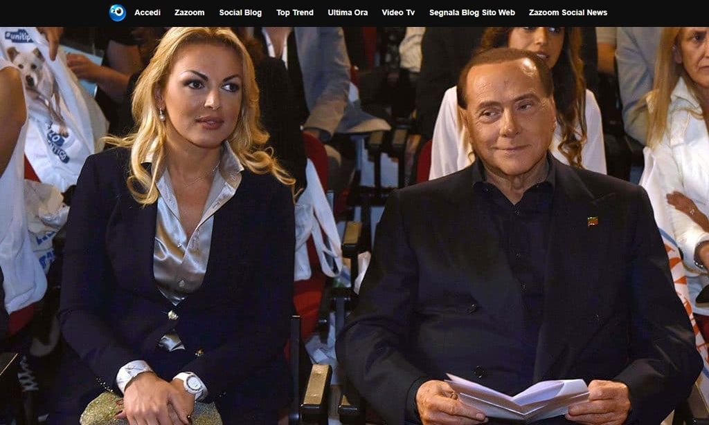 Силвио Берлускони и Франческа Паскале