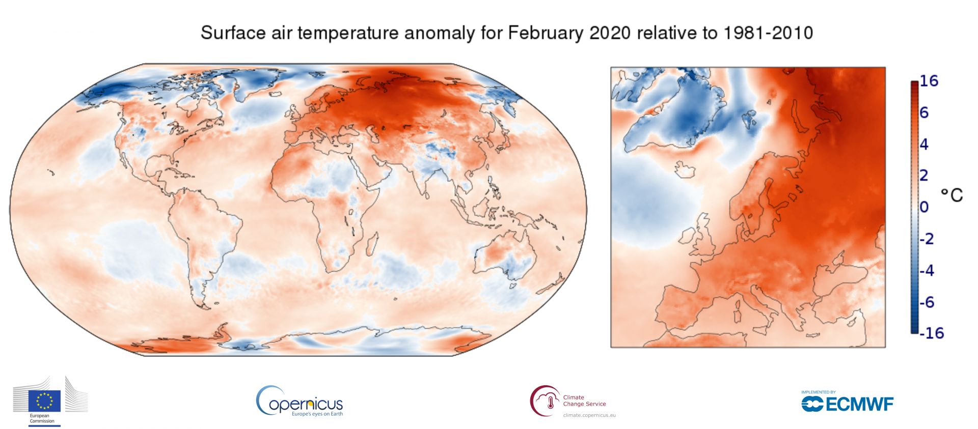 Изминалата зима на 2019/20 беше с уникални положителни аномалии в цялото северно полукълбо