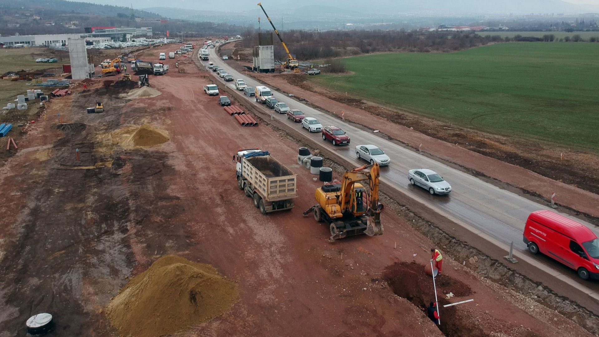 Нови правила за движение по Околовръстния път край Герман: Ето как върви разширяването