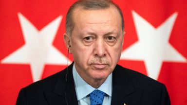 Турският президент Реджеп Тайип Ердоган заяви снощи че турските военноморски